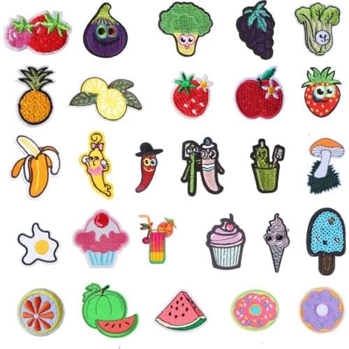 Flower Patcher Applique Embroidery For Clothes Sweater T-shirt Sew-On Iron-On Sticker DIY Animals Badges Clothes Decoration F