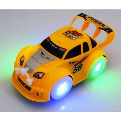 Children electronic toy car Universal wheel music cool lighting auto electric Racing car vehicle gift for kids boys birthday