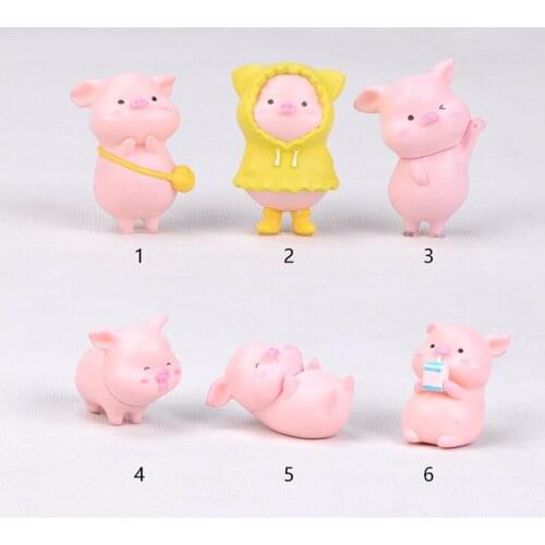 Resin Fairy Mushroom Horse Figurines Figurine Miniatures Animal Figure Accessories Figurine for Home Decoration Miniature Garden