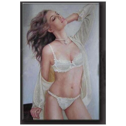 ARTIST Custom service nude oil painting-- handpainted work from woman private photo picture 100% hand painted good quality