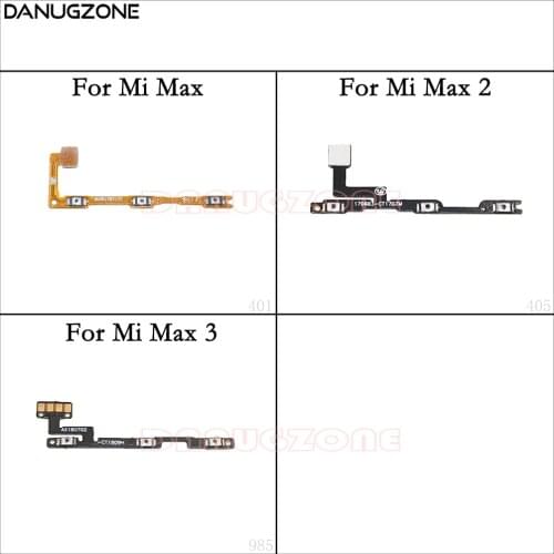 Power Button On / Off Volume Mute Switch Button Flex Cable For Xiaomi Mi Max 2 3 Max2 Max3