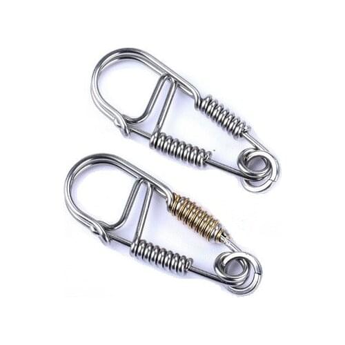 Creative Handmade Stainless Steel Outdoor Tactics Keylink Brass waist hanging personality keyring