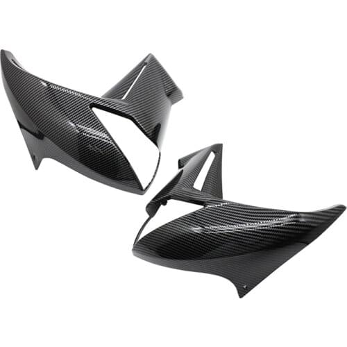 For Kawasaki ER 6N ER6N 2009 2010 2011 ER-6N Left Right Side Radiator Covers Fairing Panel Injection Carbon Fiber ABS Plastic