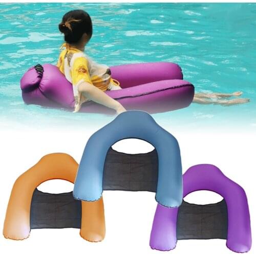 Float Inflatable Lounge Inflatable Float Pool Noodle Floating Mesh Chair For Swimming Pool Flotador Bebe Piscina Infantil
