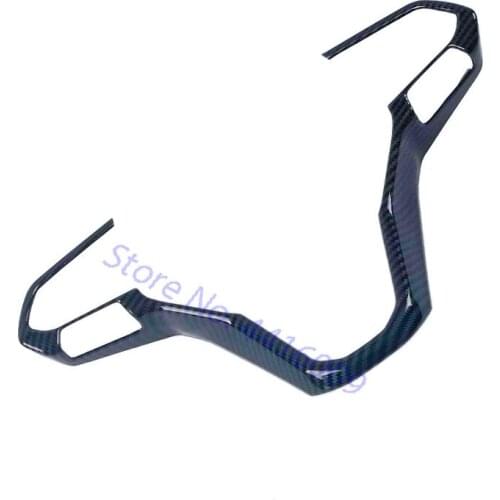 For Volkswagen VW Golf 8 MK8 PRO 2021 2022 Steering Wheel Button Cover Trim Frame Decoration Sticker Carbon Fiber Accessoreies