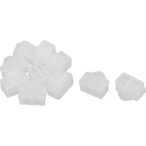 Clear Ethernet port RJ 45 Dustproof cap Protection stopper 10 Connector plug