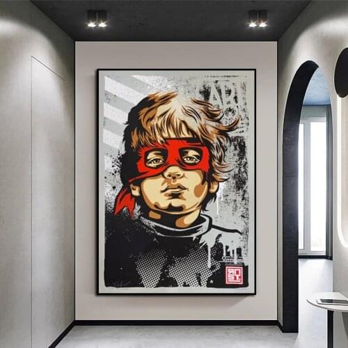 Retro Figure Art Boys Girls Portrait Canvas Painting Inspirational Wall Art Prints Wall Pictures for Living Room Cuadros Home