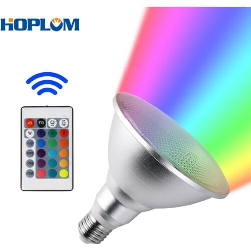 LED Flood Light RGB Color IP65 WaterProof 20W Projector FloodLight Spotlight Outdoor Wall Lamp with IR Remote Controller