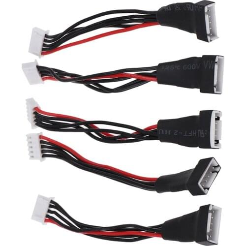 5Pcs/lot RC FPV Lipo Battery Balancing Head Extension Line 2/3/4/5/6S Extend Line