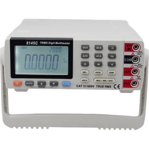 Desktop Digital Multimeter VC8145 High Precision Dual Display Multimeter Automatic Range Digital Desktop Multimeter 110V-220V LK