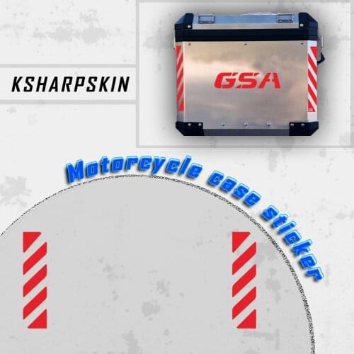 Universal Motorcycle Luggage Reflective Side Box Sticker Side Cases Decoration decals moto Pannier Box For BMW R 1200GS R1250GS
