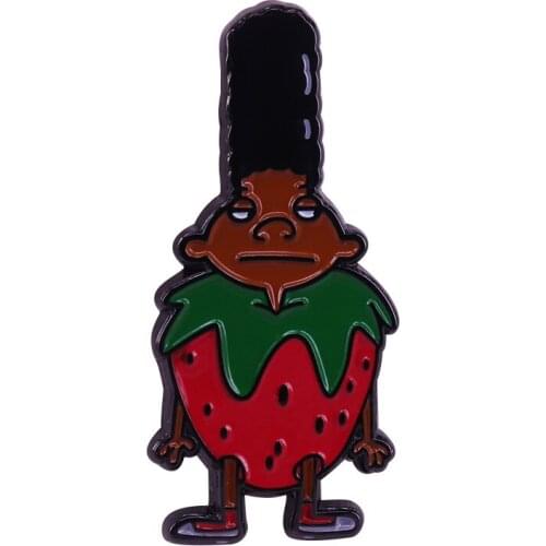 Funny strawberry body Gerald brooch nostalgic cartoon collection