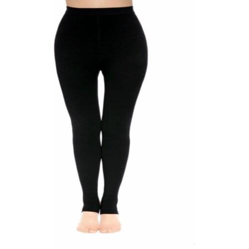 Womens pantyhose thickened winter pressure autumn winter YY1180D flocking leg plus fleece slimming cold insulation pressure