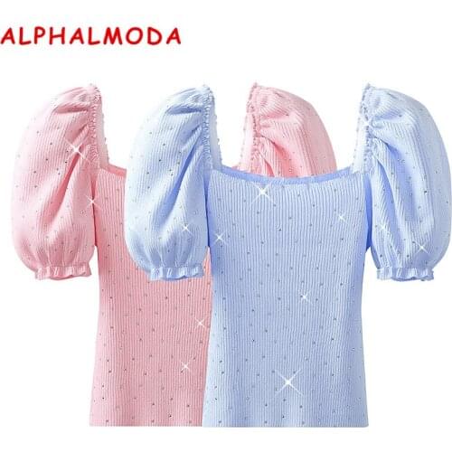 21 summer new slim ice silk knitted T-shirt for women