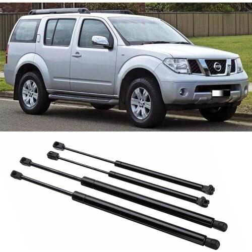4PCS Rear Window Tailgate Boot Gas Struts Support Lift Bar For Nissan Pathfinder R51 2005-2012 Car Styling