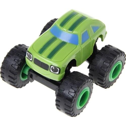 6Pcs Blaze Vehicles Racer Cars Trucks Gifts For Kids Diecast Toys Toys Machines Q0KB