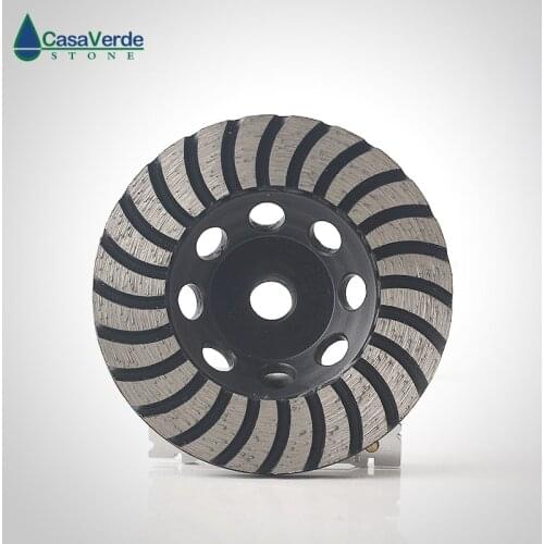Free shipping 4 inch diamond turbo row coarse cup wheels M14 thread for grinding granite and marble