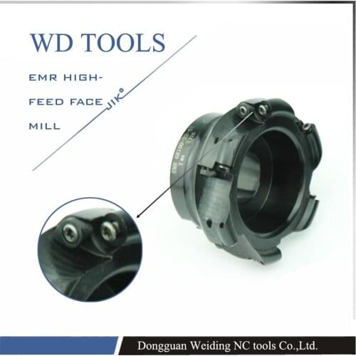 Free shipping EMR round dowel Face mill EMR-6R-50--25.4-4T carbide face Mill tools face milling cutter insert