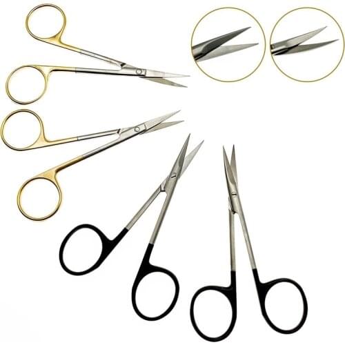 Cut tissue scissors Double eyelid scissors 8.5cm/9.5cm stainless steel plastic surgery scissors
