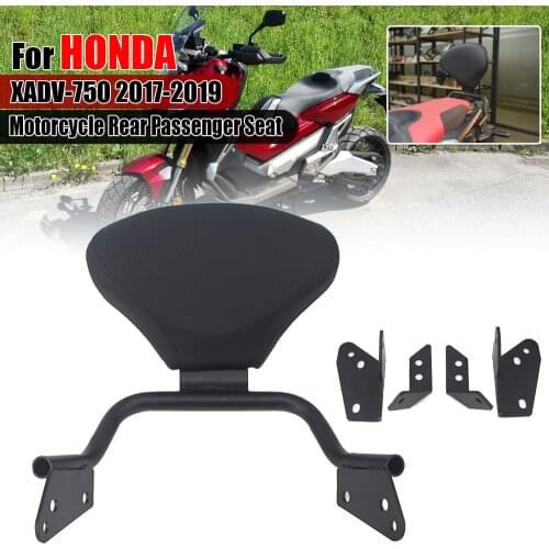For Honda XADV750 X-ADV 750 XADV 750 Motorcycle Rear Passenger Seat Detachable Cushion Pad Backrest Sissy Bar 2017 2018 2019