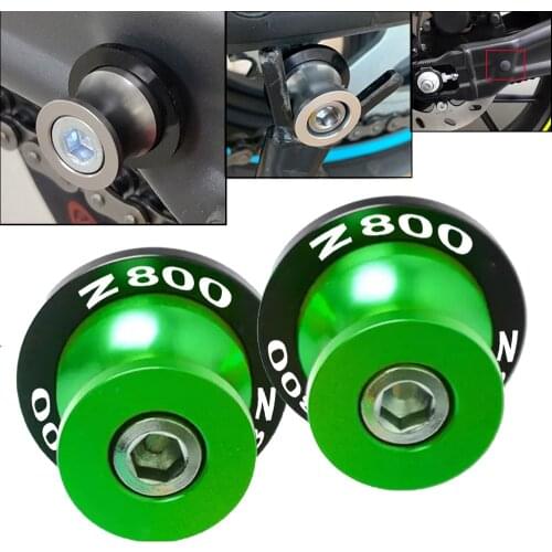 For KAWASAKI Z800 NINJA Z 800 2013-2021 2020 2019 2018 2017 2016 2015 2014 Motorcycle Swingarm Spools Slider Stand Screws Slider