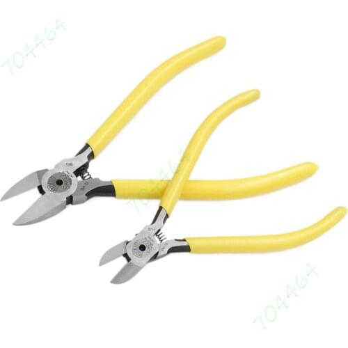 2pcs Japan Made 5" + 6.5" Diagonal Side Flush Wire Cutter Spring Nippers Pliers