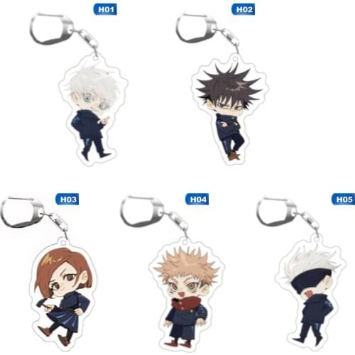 New Japan Anime Jujutsu Kaisen Keychain Kugisaki Nobara Delicacy Bag Pendant Acrylic Key Chain Decoration Accessory Keyring
