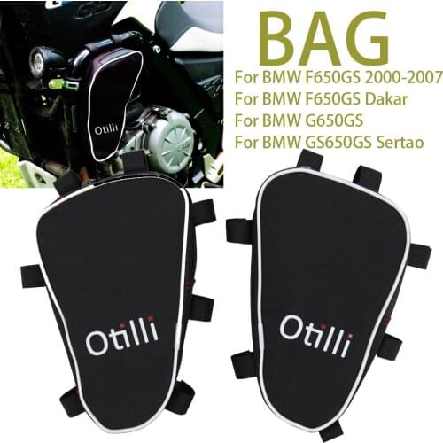 NEW Motorcycle Frame Crash Bar Bags For BMW F650GS 2000-2007 Tool Placement Travel Bag F650GS Dakar FOR SW Motech Crash Bar