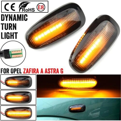 Flowing Led Dynamic Turn Signal Light For Opel Zafira A 1999-2005 For Opel Astra G 1998-2009 Side Marker Light Sequential Blinke