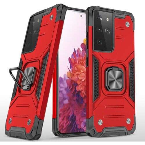 Shockproof Case For Samsung Galaxy S21 FE 2021 Luxury Case Galaxy S21 S 21 FE Finger Ring Back Cover for Galaxy S21 FE Fundas