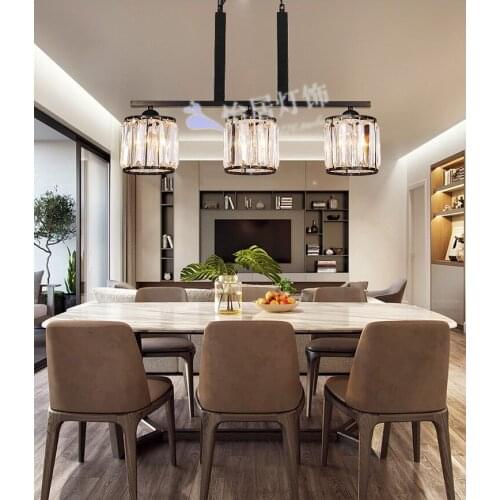 Nordic crystal diamond pendant lamp design lamp modern led chandelier ventilador de techo nordic decoration home luzes de teto