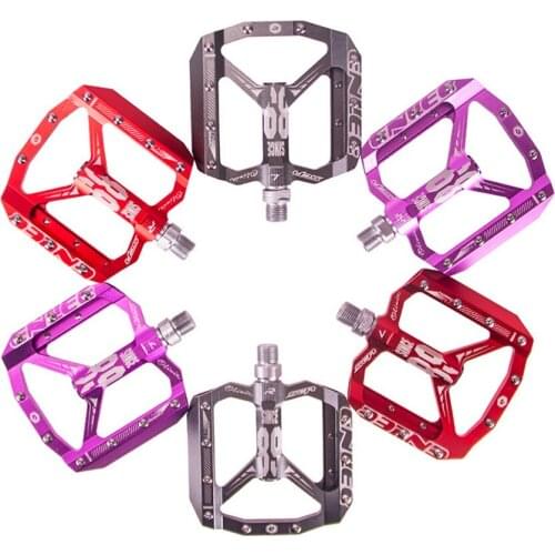 Ultralight MTB Pedals Mountain Bike Bicycle CNC Aluminum Alloy Pedal DU Bearings Anti-slip Bicycle Cycling Wide Platform Pedals