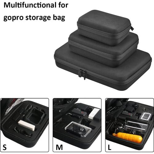 Waterproof Carrying Case Protective Storage EVA Hard Shell Bag for GoPro 9 4 5 6 7 8 Yi 4K Action Camera Shockproof Accessory