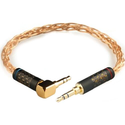 Xiao Fan Martin 3.5mm to 3.5mm Custom interface Cable Aux Audio Cable for Car/Headphone/power amplifier/Oneplus 5t