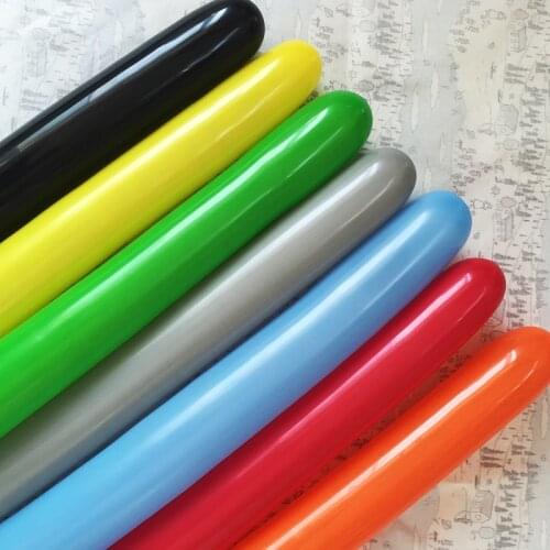10pcs /lot 360 magic long bar thickening long bar balloon magic animal weaving balloon wholesale magic ball modeling