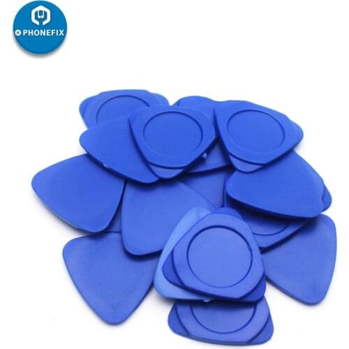 10Pcs/lot Thin Slim Plastic Guitar Picks Triangle Mobile Phone Repair Tools Kit Pry Opening Disassemble Shell Hand Tools