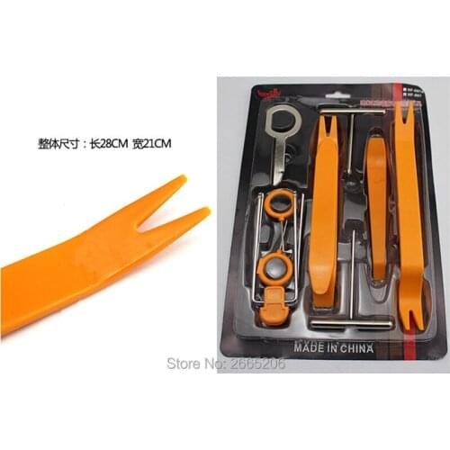 12pc Universal Convenient and practical Professional Vehicle Dash Trim Tool Car Door Panel Audio Dismantle Refit Repairing Tools