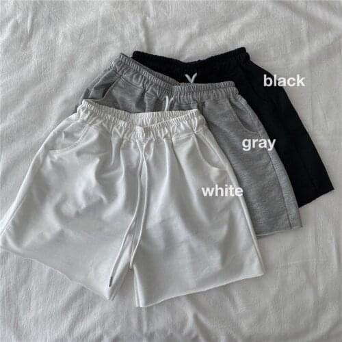 2021 Sports Women Pants Harajuku Summer High Waist Cotton Shorts Woman Trousers Womens Clothing Pantalones De Mujer WPY3103
