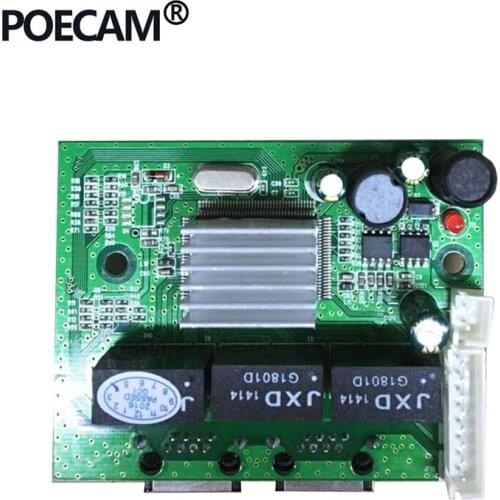 3port 10/100/1000Mbps Gigabit network Switch RJ45 with LED display PCBA board factory OEM/ODM ethernet switch 1000mbps