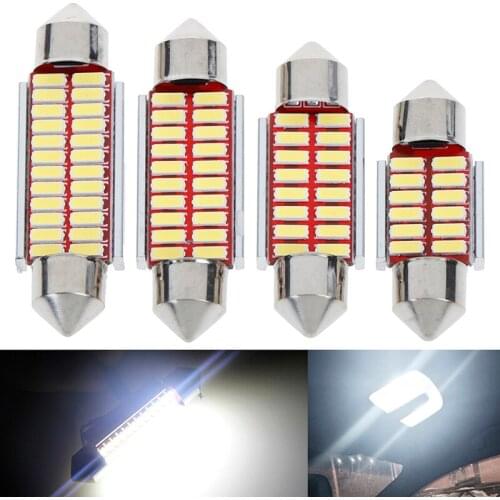31mm 36mm 39mm 42mm4014 SMD Canbus Error Auto Interior Doom Lamp Car Styling Light LED Bulb C5W C10W Super Bright