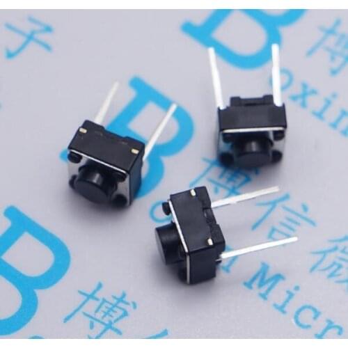Free shipping 50pcs button switch 2 pins 6*6*5mm Micro Switch