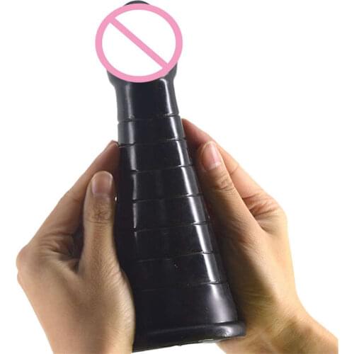 Big Anal Plug Christmas Hat Large Dildo Butt Plug Anal Toys Massage Adult Sex Products Penis Real Flirt Masturbate Sex Shop JE