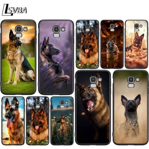 German Shepherd Dog For Samsung Galaxy J2 J3 J4 Core J5 J6 J7 J8 Prime duo Plus 2018 2017 2016 Silicone Phone Cover