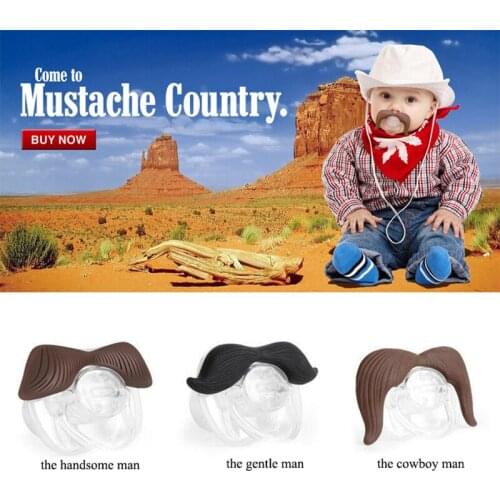 Baby Pacifier Clip Silicone Nipples Funny Moustache Pacifiers Feeding Dummy Soother Orthodontic Baby Nipple Baby Pacifier Care