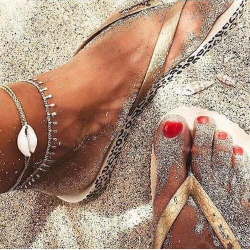 HuaTang Summer Shell Anklets for Women Girls Silver Color Tassel Feet Chain Adjustable Barefoot Sandals Jewelry Accessories Gift