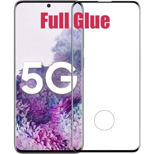 500pcs 3D Curved Full Glue Tempered Glass Screen Protector Full Cover For Samsung Galaxy S21 Ultra S20 Plus S10 S9 Note 20 10 9
