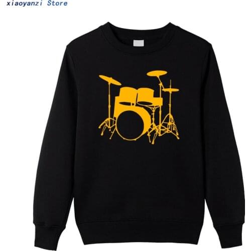 DJ Band Musical Instruments brand men sweatshirts Funny O-Neck pullovers printing Cotton hoodies for clothing top942
