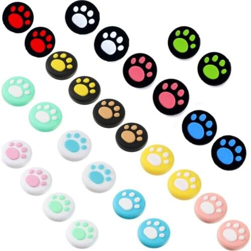 Thumb Stick Grip Cap Soft Silicone Joystick Cover For Sony Playstation5 PS5 PS4 PS3 XBOX For Switch NS Grip Caps Girls Joystick