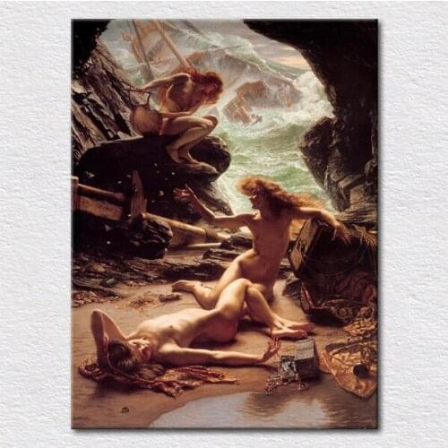 Modern Decor craft art of Canvas prints quality sex painting from design nude oil painting to hang on room wall free shipping