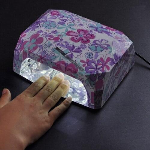 36W Nail Dryer Nail Gel Polish Diamond Shape LED UV Lamp For Curing Dryer Nail Art Tools with auto sensor